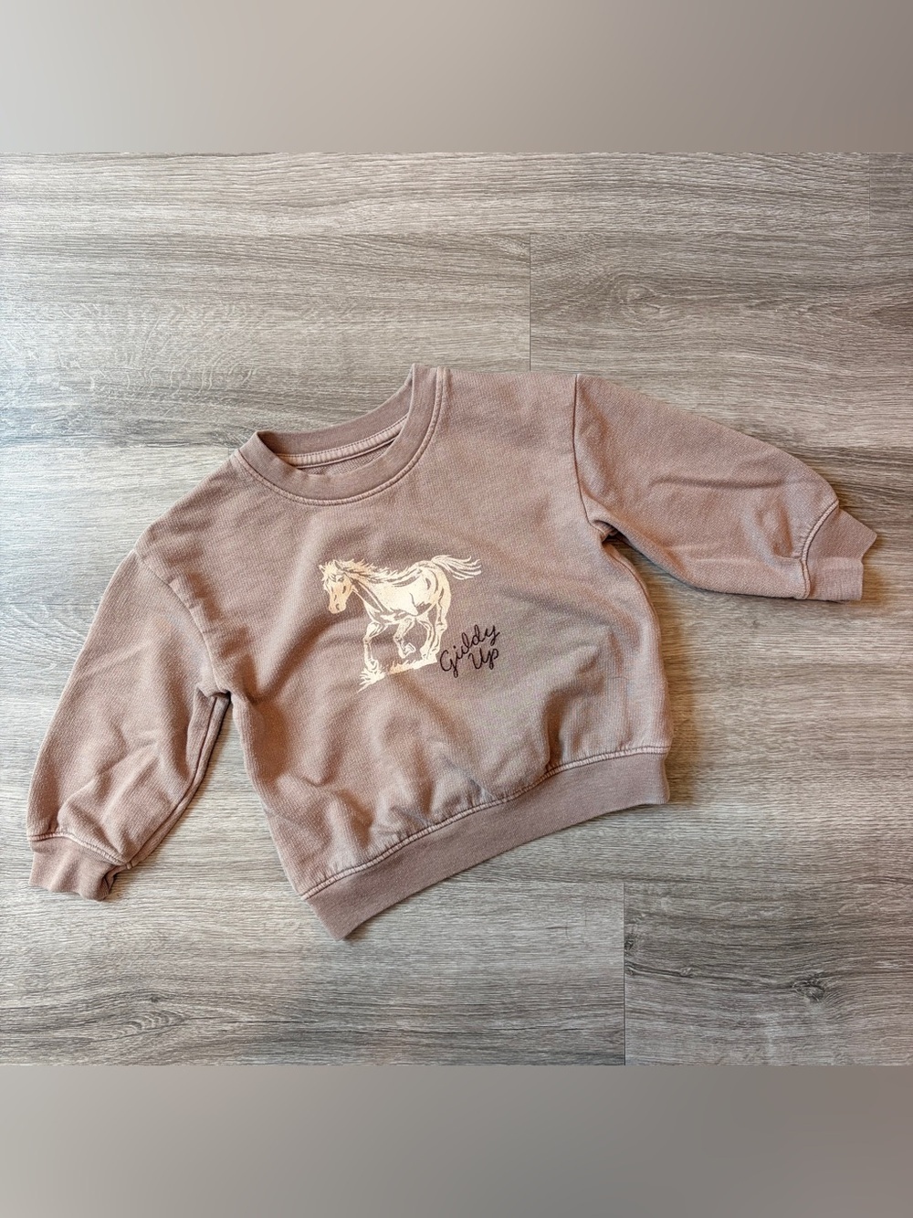 Cat & Jack baby girls Giddy Up cowgirl pullover